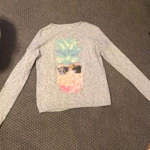 Abercrombie kids— pineapple sweater